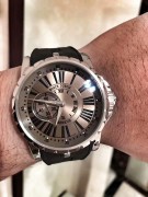 ROGER DUBUIS 罗杰杜彼 王者系列 珍珠陀 自动机械表 双日内瓦印记 表径43mm 全原装 原始品相95新以上 公价20万左右 好价出