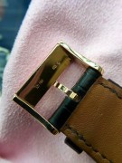 帕玛强尼 18K玫瑰金 表径39mm 顶级自动机械机芯   整表原装  爱马仕为其制作的鳄鱼皮表带 好品好价