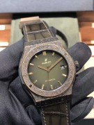 经典融合系列FUENTE联名表青铜限定款 青铜材质／HUB1112自动上链机芯／时、分、秒、日期显示／蓝宝石水晶镜面／防水50米／
