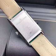 积家翻转3958420 手动机械  一表两用  钢壳皮带月相双时区18年全套附件 