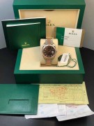 劳力士126331型号（咖盘镶钻） 41毫米，2018年卡，专柜买的，有发票