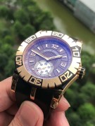 罗杰杜彼 18K玫瑰金 双日内瓦印记 自动机械   300米防水