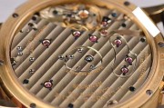 朗格 A. Lange & Söhne  大号朗格1  139.021 黄金偏心大日历  防水：30M  表带：原厂黑色鳄鱼皮表带成色极新  附件：单表