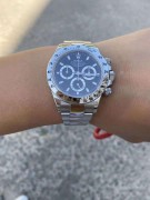 Rolex劳力士116520黑钢迪  停产款 尾期蓝光亮扣，新款磁条保卡，2016年3月生产，全套全长表节，有鉴定证书 三个 刻度圈 为彩虹 闪圈 