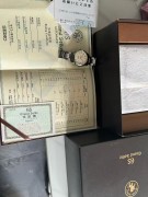 精工 Grand Seiko 自动机械表 奶酪色菱形格子纹修饰表盘 38mm表径 腕周19CM    壳型保持很好 全套附件齐全