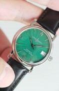 稀缺款 Ulysse Nardin 雅典圣马可系列 表盘33mm 绿色搪瓷面 手工玑镂面 自动机械 该系列绿色是最稀缺的颜色