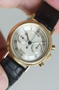Breguet 宝玑3237BA 18k黄金 36mm表径 Lemania2310机芯的代表作品 Daniel Roth 设计 存世量极低  原始品98新 极具收藏价值与艺术观赏性
