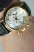 Breguet 宝玑3237BA 18k黄金 36mm表径 Lemania2310机芯的代表作品 Daniel Roth 设计 存世量极低  原始品98新 极具收藏价值与艺术观赏性