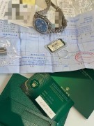 22年全套 ROLEX 劳力士DD 118239 水波纹蓝面 整表18K白金 36mm表径 整表重181克 自动机械 原始品99新 客户专柜购买 22年全套附件带发票 一手佩戴 原始品98新 这个盘面实物很好看