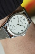 PATEK PHILIPPE 百达翡丽 5115G-001 大明火珐琅盘，奶白色表盘很耐看，18k白金材质，巴黎钉修饰表圈，35mm表径 完美品单表