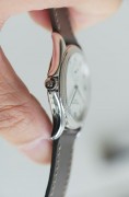 PATEK PHILIPPE 百达翡丽 5115G-001 大明火珐琅盘，奶白色表盘很耐看，18k白金材质，巴黎钉修饰表圈，35mm表径 完美品单表