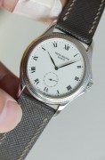 PATEK PHILIPPE 百达翡丽 5115G-001 大明火珐琅盘，奶白色表盘很耐看，18k白金材质，巴黎钉修饰表圈，35mm表径 完美品单表