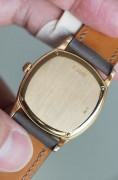 AP 爱彼 AUDEMARS PIGUET 18K黄金 手动机械表 教堂指针 宝玑字刻度 非常古典优雅  表径35X33mm不含把头不含表耳 AU750圣伯纳狗头印记 整表比较有分量