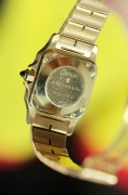 CARTIER 卡地亚山度士系列 自动机械表 18K黄金 表径24X35mm 腕周170左右 整表97克重 可以免费抛光到99新可以送礼