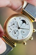 官方保养好在保 万国 18K黄金 自动机械 计时+万年历+月相功能 上手很复古 很有味道 表径39mm