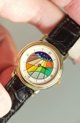 宝珀 BLANCPAIN 掐丝珐琅 马赛克 题材 天与地 28mm表径  手动机械 全套附件 表带还是原厂原装 基本没戴过 刚做好机芯保养