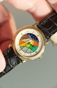 宝珀 BLANCPAIN 掐丝珐琅 马赛克 题材 天与地 28mm表径  手动机械 全套附件 表带还是原厂原装 基本没戴过 刚做好机芯保养