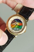 宝珀 BLANCPAIN 掐丝珐琅 马赛克 题材 天与地 28mm表径  手动机械 全套附件 表带还是原厂原装 基本没戴过 刚做好机芯保养