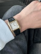 VC 江诗丹顿 Vacheron Constantin  18K黄金 手动机械表 表径35X26mm含表耳不含把头 全原装 18K金立体刻度 玑镂盘面 巴顿针 休闲优雅