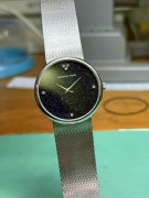 爱彼中古款，手动机械，18k白金材质，32mm表径，砂金石盘面～如宇宙星辰般呈现