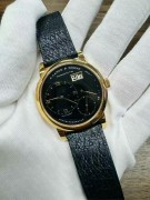 ¥158000【极品单表‮盘黑‬朗格一】朗格LANGE一系列101.031，经典38.5mm表径，超稀有黑盘，市面‮少极‬在售，原始极品单表，98新，无磕‮！现货好价
