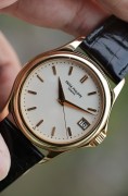 原始品99新 PATEK PHILIPPE 百达翡丽古典系列5127R-001，18K玫瑰金材质，38mm表径，日内瓦印记！子弹刻度，太妃针，尺寸比例更完美，完美品相原始品99新可遇不可求，现货好价出