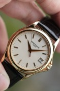 原始品99新 PATEK PHILIPPE 百达翡丽古典系列5127R-001，18K玫瑰金材质，38mm表径，日内瓦印记！子弹刻度，太妃针，尺寸比例更完美，完美品相原始品99新可遇不可求，现货好价出