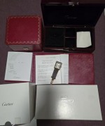 Cartier Chinoise CPCP Collection Privee Pink Gold 卡地亚中国坦克 CPCP巴黎工坊作品玫瑰金 型号：W1542451 巴黎工坊作品雕花机芯CAL.437MC 表径：37MM*30MM  附件：原装CPCP专用表盒，卡套，说明书，2006年保卡