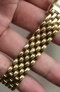积家翻转系列女表QA265118，表径33×20.5mm，石英机芯，18K黄金表壳表链，类似款官价36万，腕周165mm，可拆卸表节调节长度，整表104克，现货好价