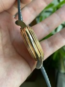 帕玛强尼 18K玫瑰金 双层滚花圈 40mm表径