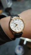 95000RMB 萧邦161860   36.5表径，杜佛面，全套，带票，1.96机芯，精致的正装表。