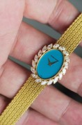 原钻 VC 江诗丹顿 Vacheron Constantin 手动机械表 27*21mm表径 18K黄金  原镶钻 腕周160mm 扣起来155mm 巴黎高定款 表壳表扣都有老鹰头750贵金属印记  原价100万以上 现在好价出