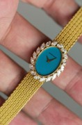 原钻 VC 江诗丹顿 Vacheron Constantin 手动机械表 27*21mm表径 18K黄金  原镶钻 腕周160mm 扣起来155mm 巴黎高定款 表壳表扣都有老鹰头750贵金属印记  原价100万以上 现在好价出