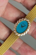 原钻 VC 江诗丹顿 Vacheron Constantin 手动机械表 27*21mm表径 18K黄金  原镶钻 腕周160mm 扣起来155mm 巴黎高定款 表壳表扣都有老鹰头750贵金属印记  原价100万以上 现在好价出