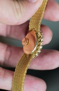 原钻 VC 江诗丹顿 Vacheron Constantin 手动机械表 27*21mm表径 18K黄金  原镶钻 腕周160mm 扣起来155mm 巴黎高定款 表壳表扣都有老鹰头750贵金属印记  原价100万以上 现在好价出