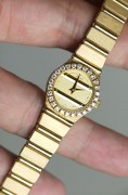 原镶钻 伯爵Polo系列 石英机芯 20mm表径 可拆卸表带 全长180mm 扣起来腕周175mm