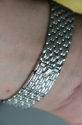 老钱风 AP 爱彼 整表18K白金 手动机械 32mm表径 钻石刻度 全长188mm 扣起来178-185mm可调 整表重83克 原价25万左右 现在好价出