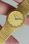 老钱风 AP 爱彼 整表18K黄金 手动机械 31mm表径 钻石刻度 针针也镶嵌钻石 全长188mm 扣起来178-185mm可调 整表重84克 原价25万左右 现在好价出