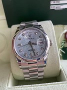 劳力士118206 冰蓝 盘。铂金950 pt。极品成色 全套 标长 双牌公价47万多 现在好价出