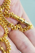 黄金项链  私人定做  孤品  56CM长  整链75克
