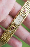 VC 江诗丹顿 Vacheron Constantin 编织带 石英机芯 女士腕表 男士可当手链 17.5厘米腕周 原镶钻石