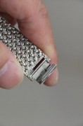PIAGET 伯爵 整表18K白金表圈表盘全原镶钻 石 自动机械表 麦穗纹编织表带 34mm表径  腕周扣起来18cm  重量100多克 原价60万左右 现在好价出