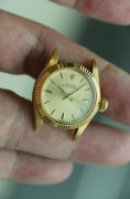 原始品 劳力士 Rolex 6619，18k黄金，自动机械女表，表径26mm左右，金色盘，金色刻度金色指针，全自动1130机芯，走时准确功能好，表头机芯全原装，表带和扣后换非原装，非常少见的款，喜欢的来。