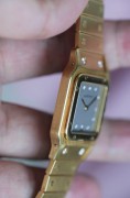 SANTOS DE CARTIER 卡地亚山度士2960  整表原钻  自动机械  大号 29X41mm表径  产于上世纪七十年代，钻刻鬼面，全18K金材质，腕周180mm，表节不够可以买，查码都对期，懂得来问，不多介绍。