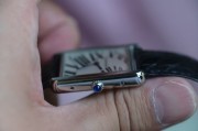 卡地亚 钢琴面 Cartier solo ref. 3169  27x35mm的大号尺寸 石英机芯