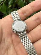 萧邦 18k白金手动  珠宝腕表 表径24mm整表51.5克  腕周165mm可拆卸表节 原镶超大钻石
