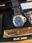 沛纳海PAM00087，T面，蓝盘，1000米防水，限量500只，全套大盒子，好几年都遇不到的好东西