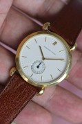 AP 爱彼 AUDEMARS PIGUET 18K黄金 水滴表耳 手动机械表 日历功能 表径32mm 稀缺款