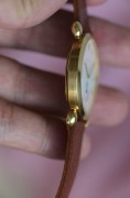 AP 爱彼 AUDEMARS PIGUET 18K黄金 水滴表耳 手动机械表 日历功能 表径32mm 稀缺款