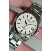精工 Grand Seiko 自动机械表 奶酪色菱形格子纹修饰表盘 38mm表径 腕周19CM    壳型保持很好 全套附件齐全